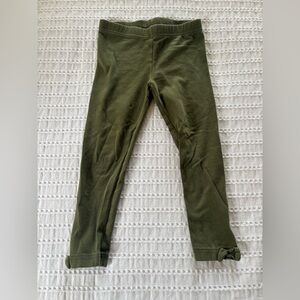 Carter's Green Girls Leggings with Bows size 4T